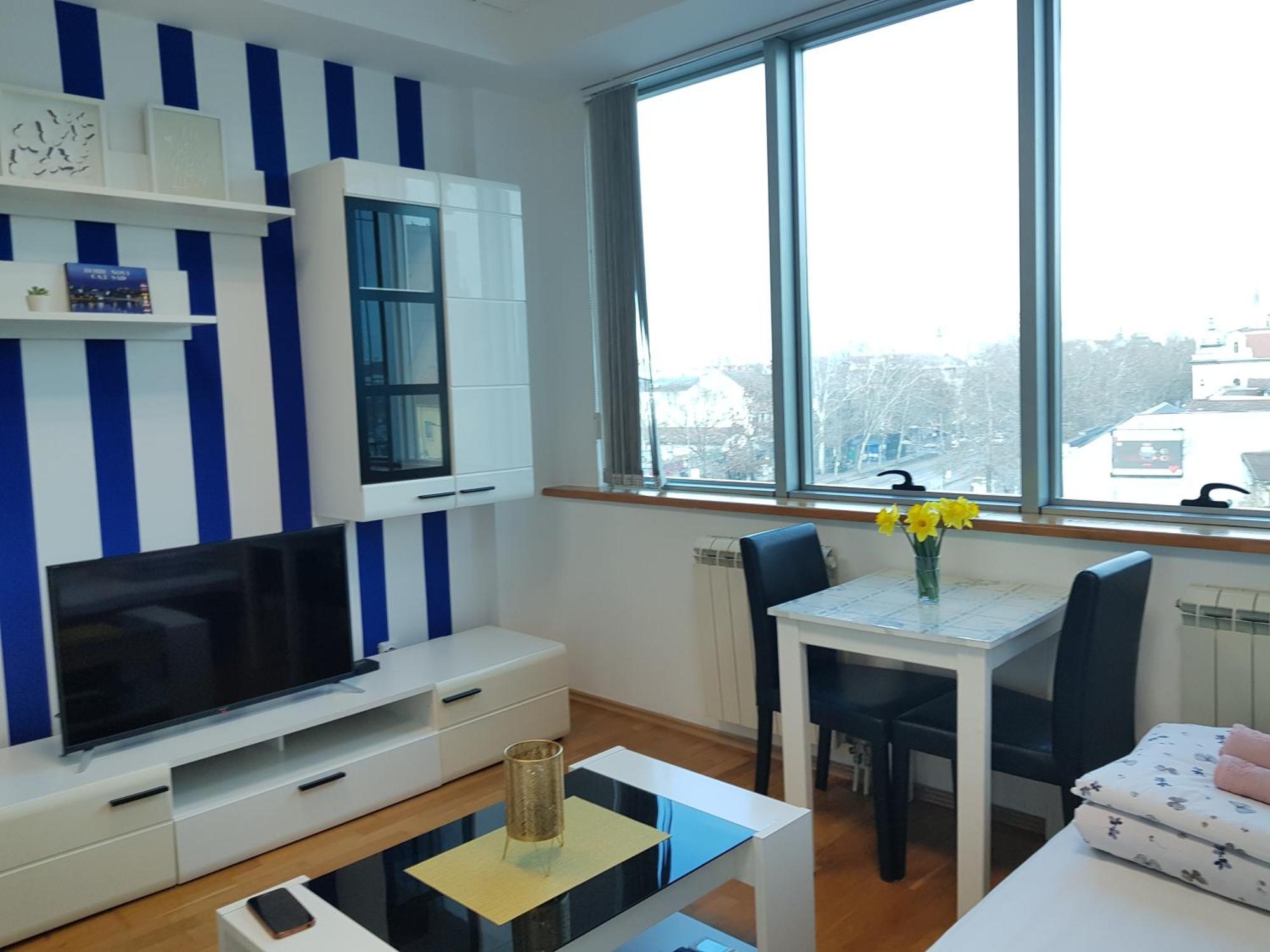 Central Apartment With 24-7 Building Security 诺威萨 外观 照片